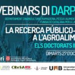 Webinar: La recerca público-privada a l’agroalimentació: els Doctorats Industrials