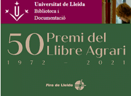 Biblioguia UdL – exposició virtual premis llibre agrari 1972-2021