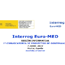 Sessió Informativa (online) INTERREG EURO-MED (2021-2027): 1a Convocatòria de projectes de Governança