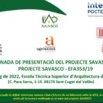 Jornada de presentació del Projecte SAVASCO - Projecte SAVASCO EFA353/19