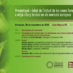 Jornada: "Presentació i debat de l'estudi de les noves formes de consum d'aliments a mitjà i llarg termini en els mercats europeus"