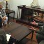 La degana Conxita Villar es reuneix amb el company Miquel Marín, nou president del Gremi de Jardineria de Catalunya