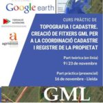Curs pràctic de Topografia i Cadastre. Creació de fitxers GML per a la coordinació Cadastre i Registre de la propietat