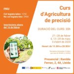 Curs d'Agricultura de precisió i transformació Digital