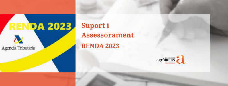 Campanya RENDA 2023. Servei d’Assessorament gratuït Fiscal i Tributari Empresarial