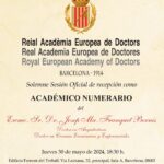 Discurs d'Ingrés del Sr. JM.Franquet a la Reial Acadèmia Europea de Doctors, que tractarà de la Planificació funcional a la Biorregió Cantàbric - Mediterrània