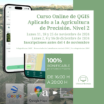 Curso Online de QGIS Aplicado a la Agricultura de Precisión. Nivel 2