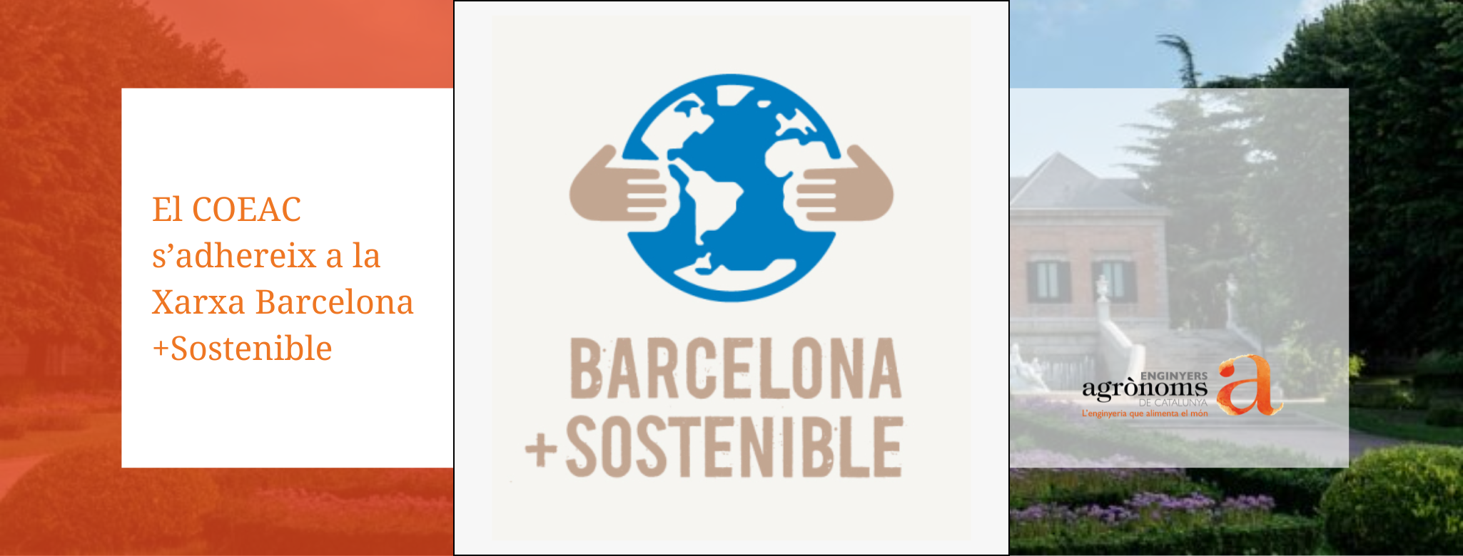 El COEAC s’adhereix a la Xarxa Barcelona + Sostenible