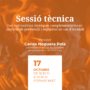 Sessió tècnica: “Les instruccions tècniques complementàries en matèria de prevenció i seguretat en cas d’incendi”