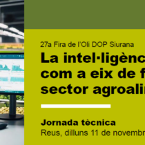 Sessió tècnica: “La intel·ligència artificial com a eix de futur del sector agroalimentari”