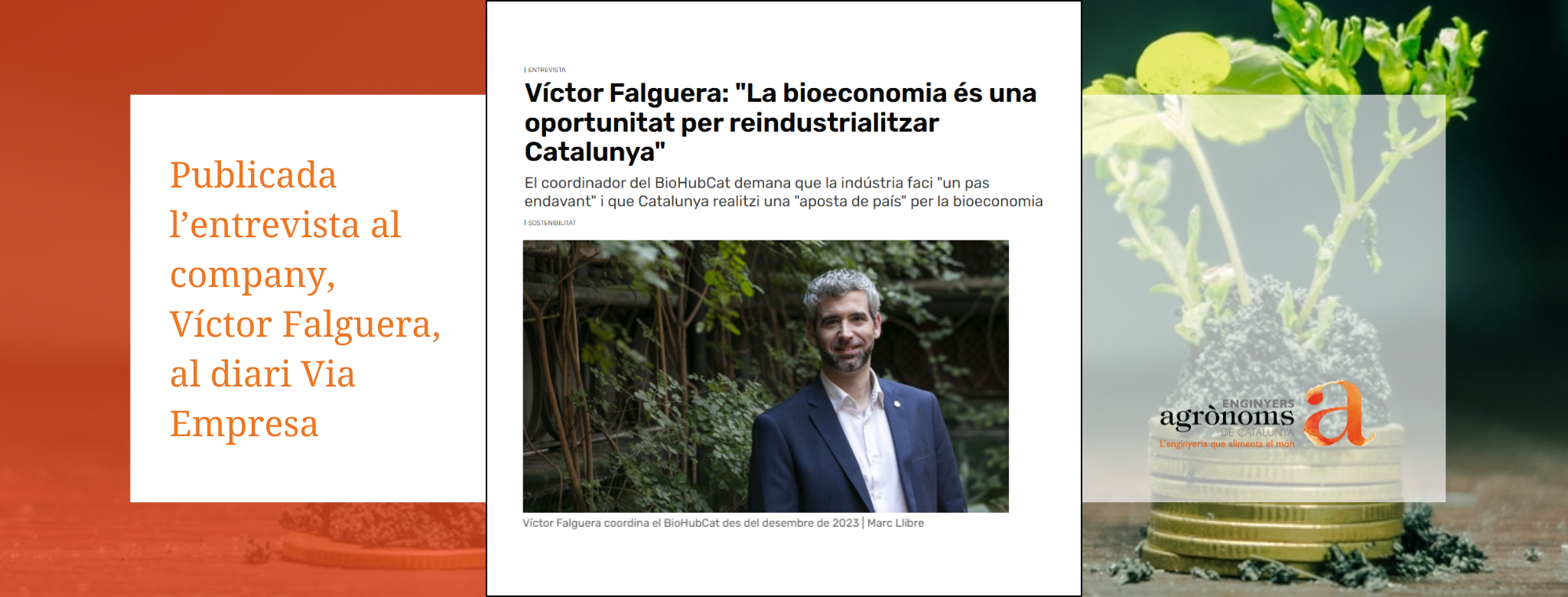 Publicada l’entrevista al company, Víctor Falguera, al diari Via Empresa