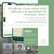 VII edición. Curso online QGIS aplicado a la Agricultura de Precisión. Nivel 1