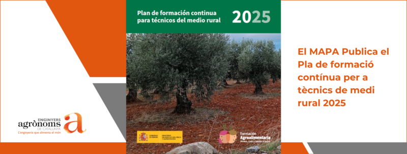 El MAPA Publica el Pla de formació contínua per a tècnics de medi rural 2025