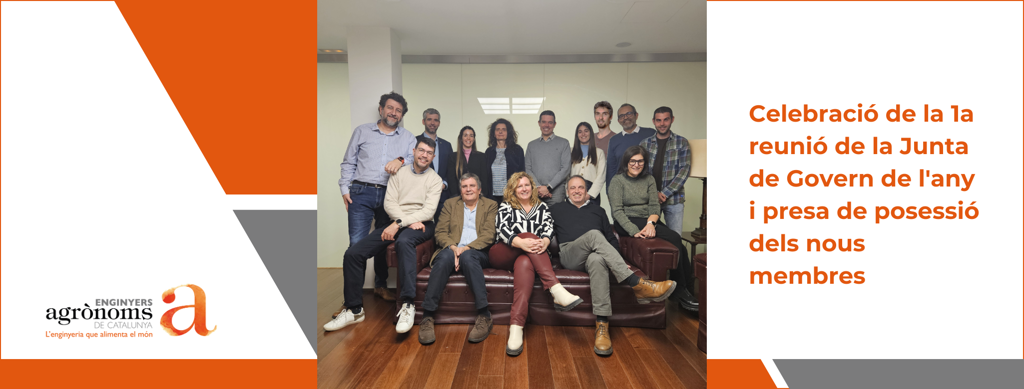 Celebració de la primera reunió de la Junta de Govern de l’any i presa de posessió dels nous membres