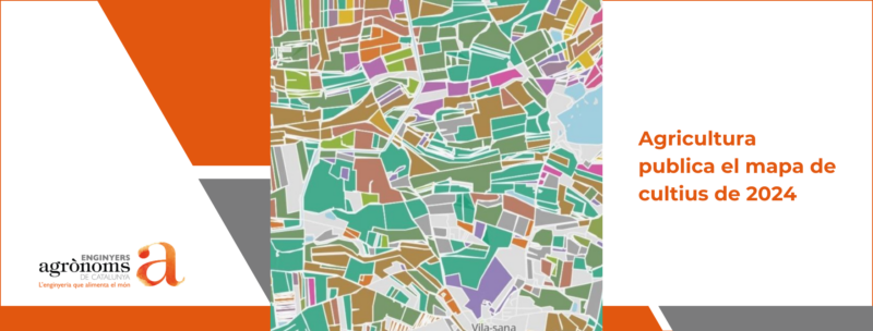 Agricultura publica el mapa de cultius de 2024