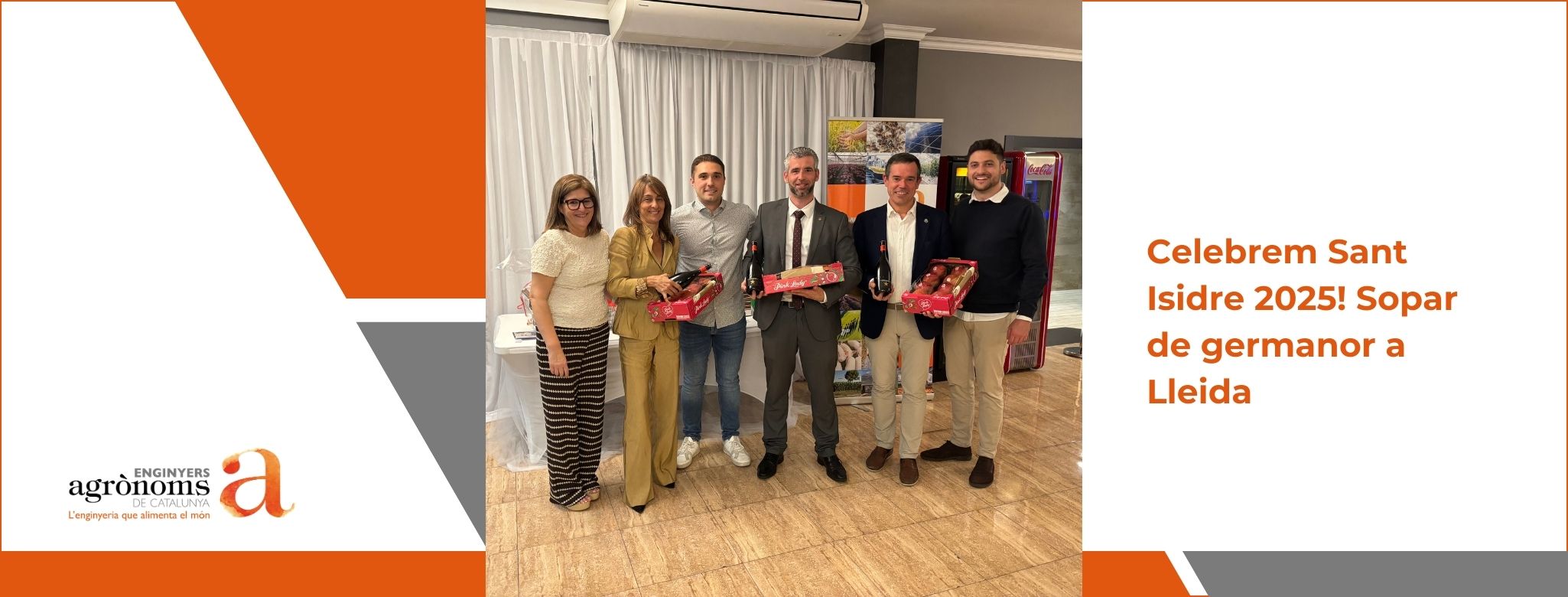 Celebrem Sant Isidre 2025! Sopar de germanor a Lleida