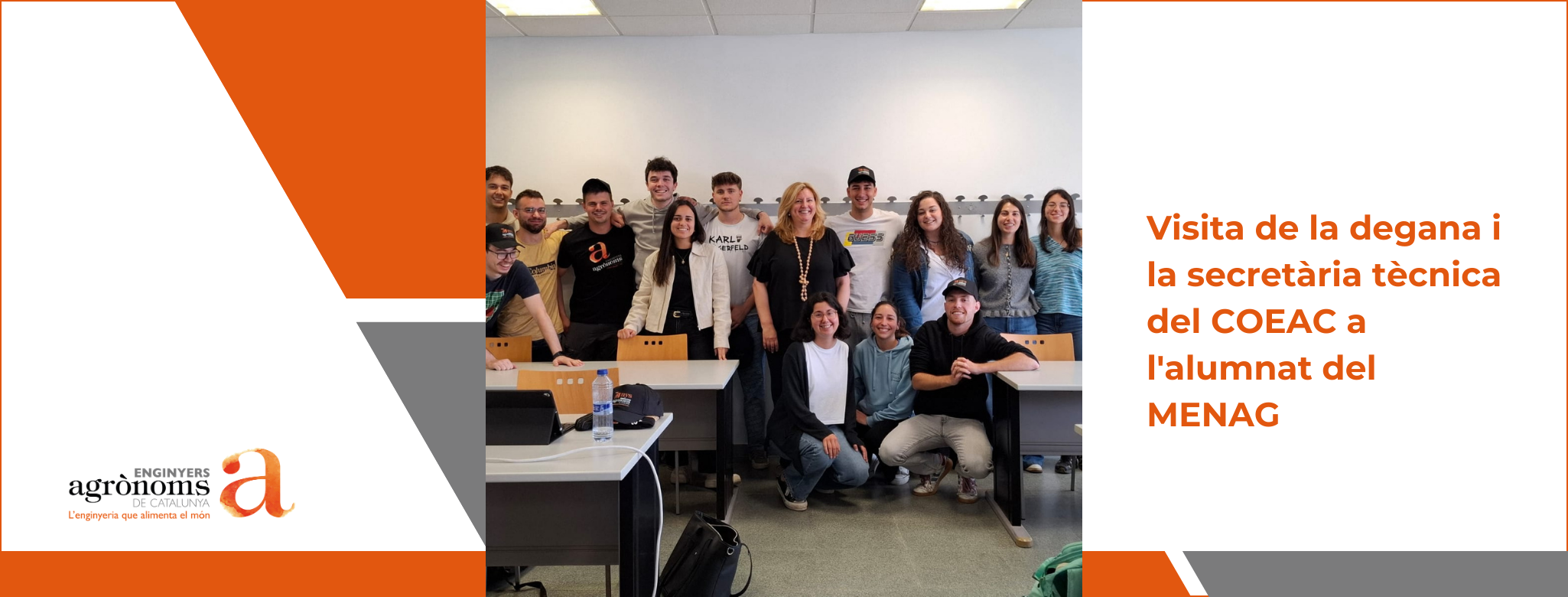 Visita del COEAC a l’alumnat del Màster en Enginyeria Agronòmica (MENAG)