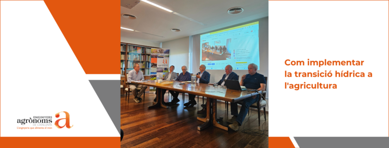 Com implementar la transició hídrica a l’agricultura