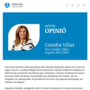 “Incertesa i reptes en la producció d’aliments”, article de la degana del COEAC, Conxita Villar