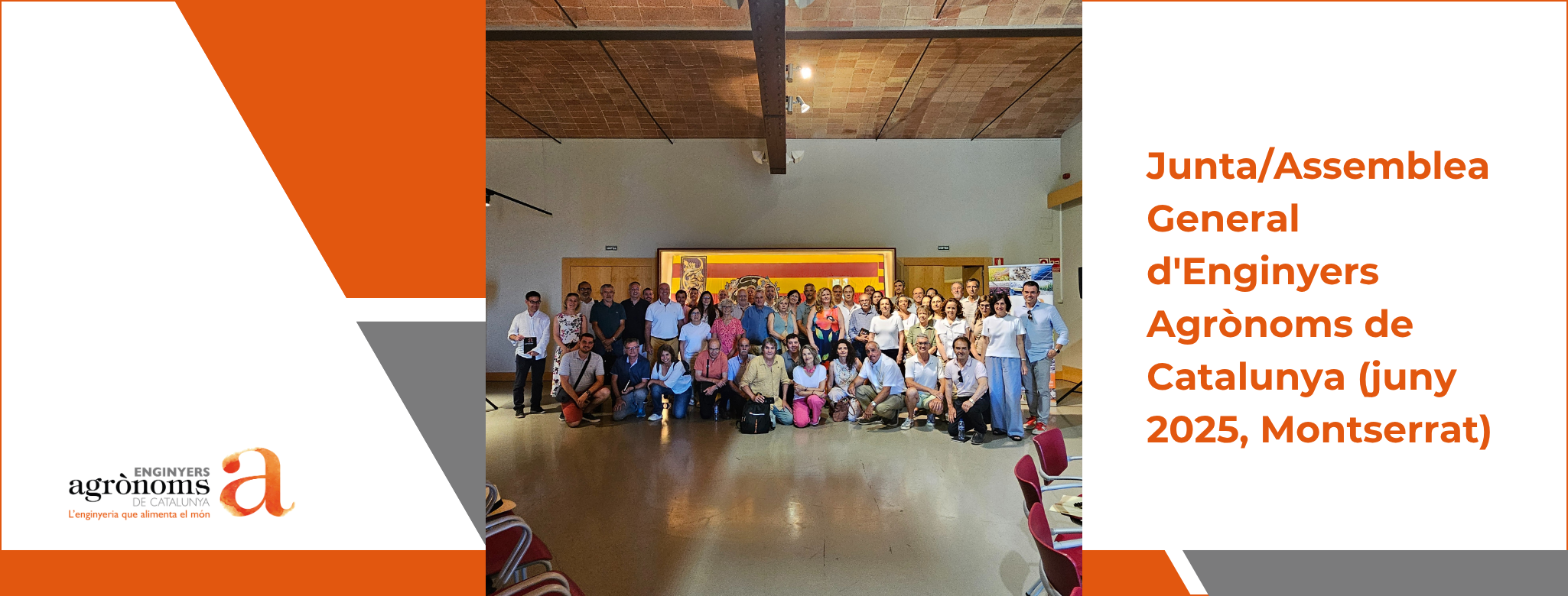Junta/Assemblea General d’Enginyers Agrònoms de Catalunya (juny 2025, Montserrat)