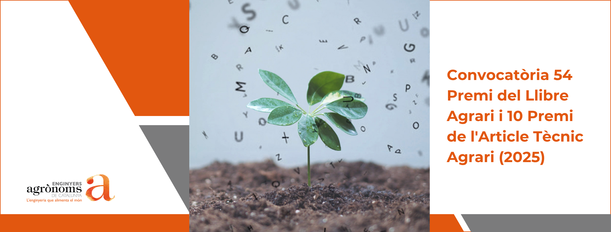 Convocatòria Premi del Llibre Agrari i Premi de l’Article Tècnic Agrari 2025
