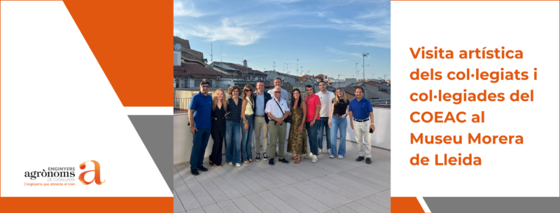 Visita artística dels col·legiats i col·legiades del COEAC al Museu Morera de Lleida