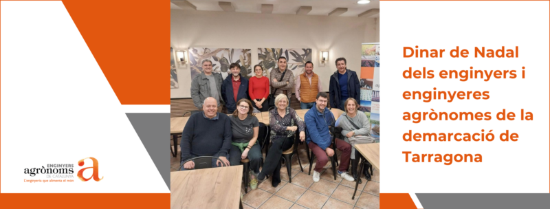 Dinar de Nadal dels enginyers i enginyeres agrònomes de la demarcació de Tarragona
