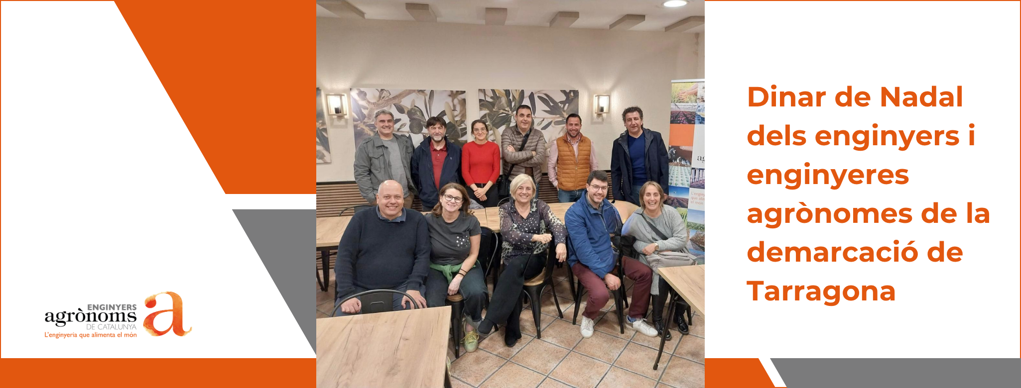 Dinar de Nadal dels enginyers i enginyeres agrònomes de la demarcació de Tarragona