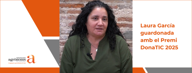 La companya, Laura García Maraña, ha estat guardonada amb el Premi DonaTIC 2025 en la categoria ‘Empresària’