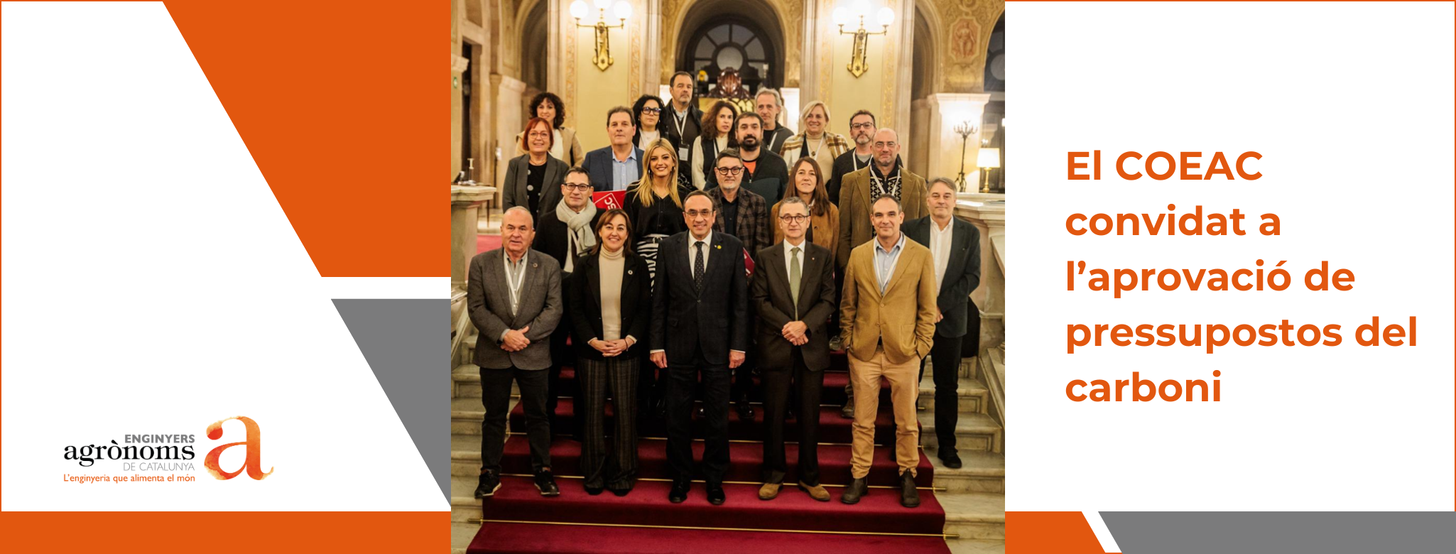 El COEAC convidat a l’aprovació de pressupostos del carboni