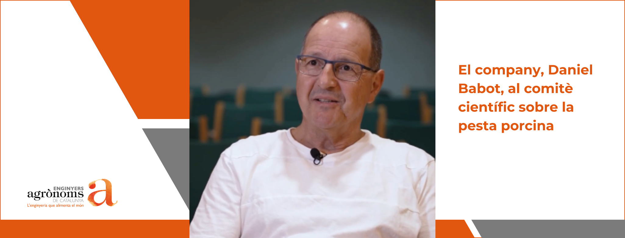 El professor, expert en producció animal / Imatge: YouTube ETSEAFiV