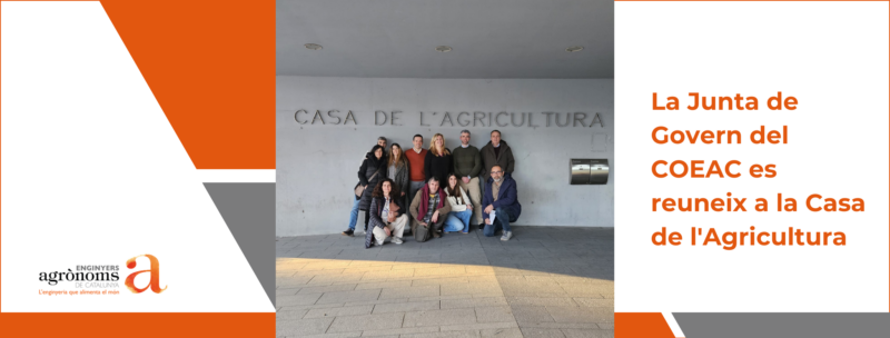 La Junta de Govern del COEAC es reuneix a la Casa de l’Agricultura