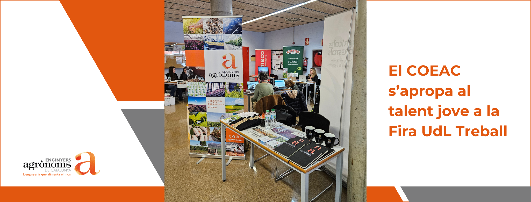El COEAC s’apropa al talent jove a la Fira UdL Treball
