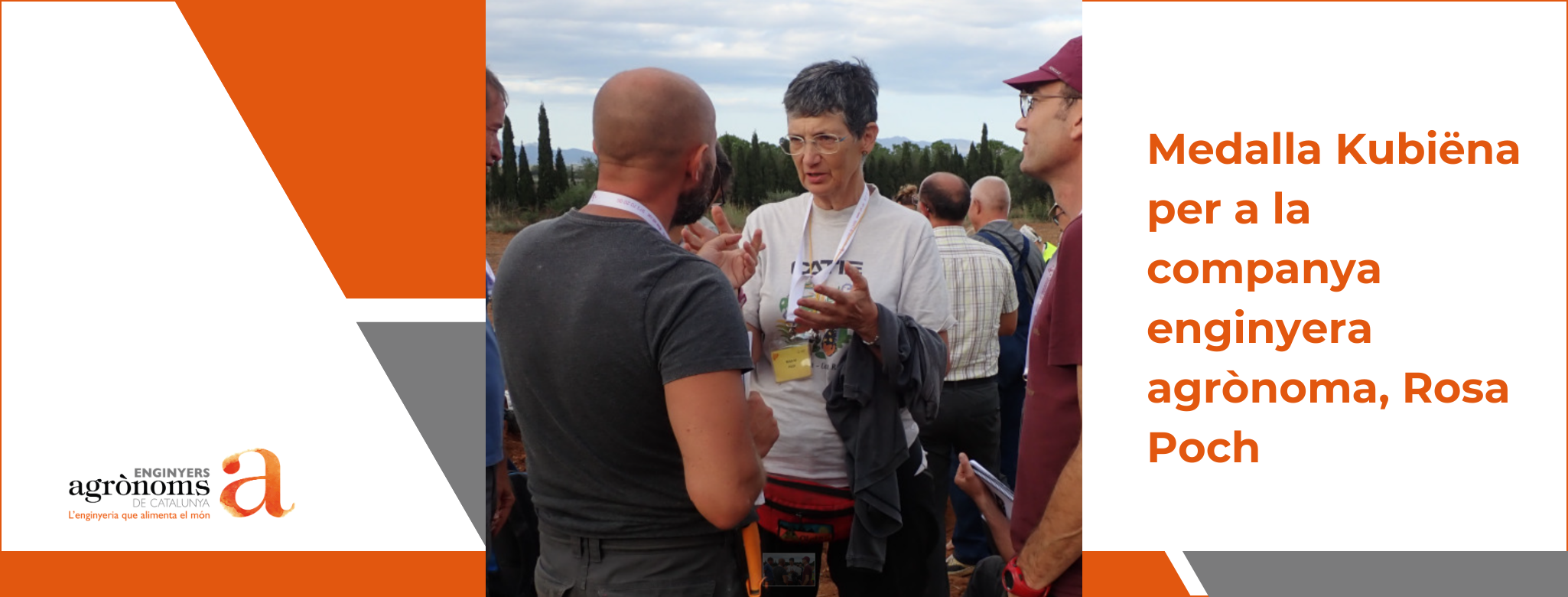 Medalla Kubiëna per a la companya enginyera agrònoma, Rosa Poch