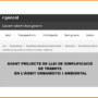 Informació pública. Avantprojecte de llei de simplificació de tràmits en l’àmbit urbanístic i ambiental