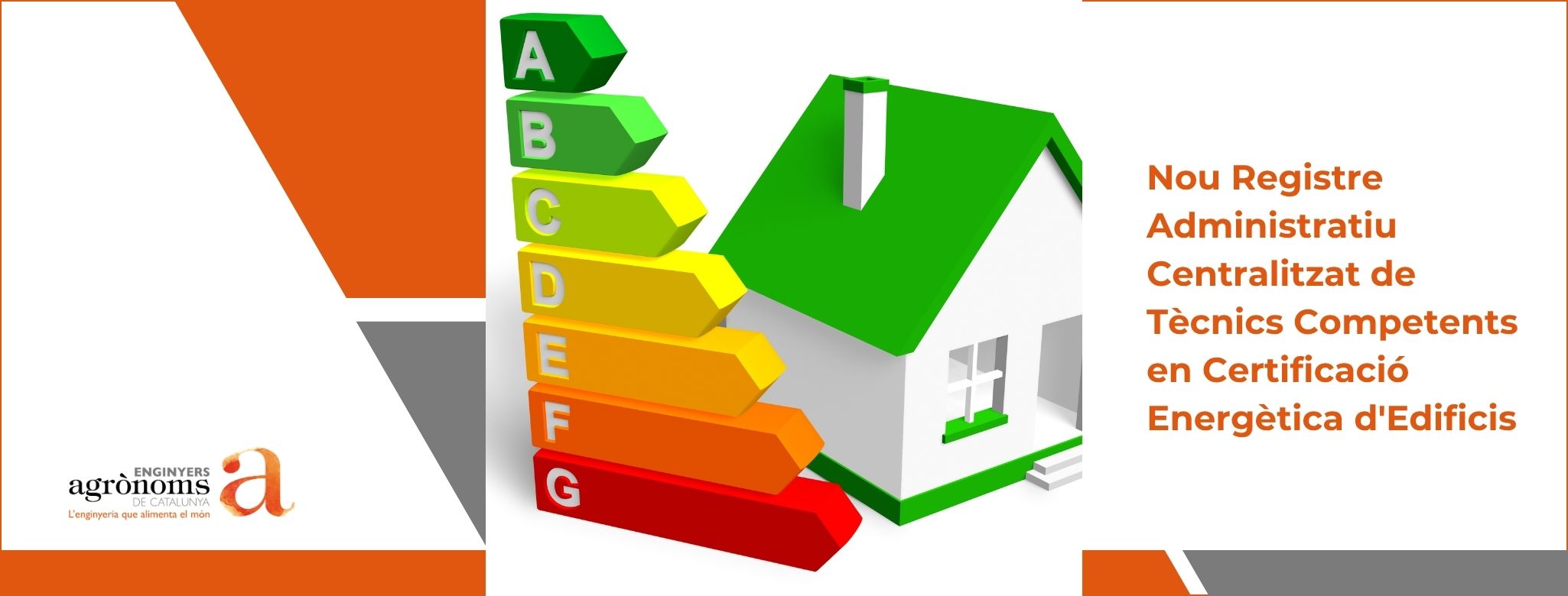 Nou Registre Administratiu Centralitzat de Tècnics Competents en Certificació Energètica d’Edificis