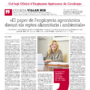 La degana Conxita Villar participa en l’especial sobre col·legis professionals d’El Periódico